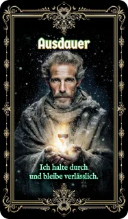 Ausdauer - Ausdauer, Durchhaltevermögen, Standhaftigkeit